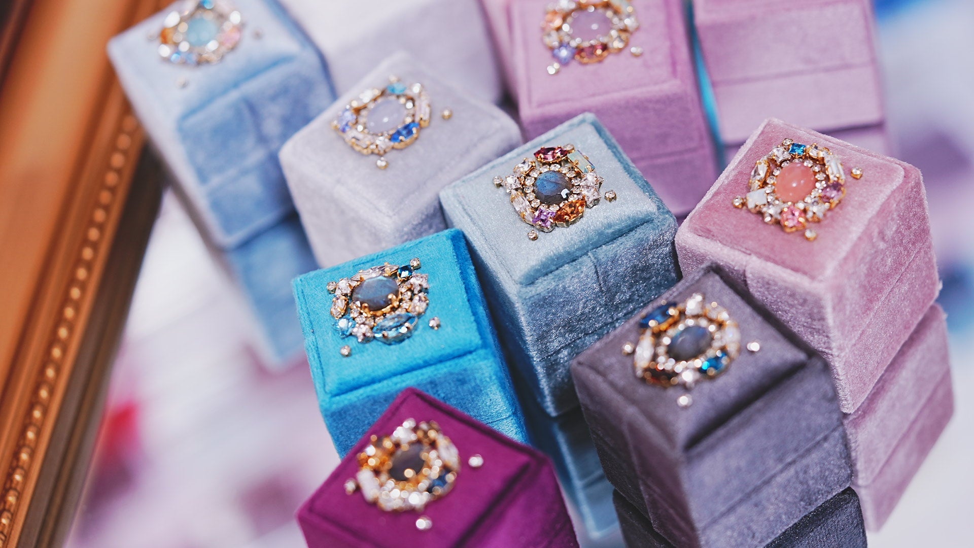 Square Mini ring box