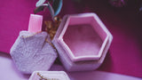 【ネックレス/オパール＆ベビーピンク】パフュームステッキの戦士ボックス【Opal&Baby pink/Perfume magic stick/Hexagon necklace box】
