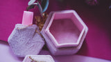 【Video/ネックレス/ラブラドライト&シャンパン】ラブラドライト　ジュエルキャンディネックレスボックス【Labradrite/Jewel Candy Hexagon necklace box】