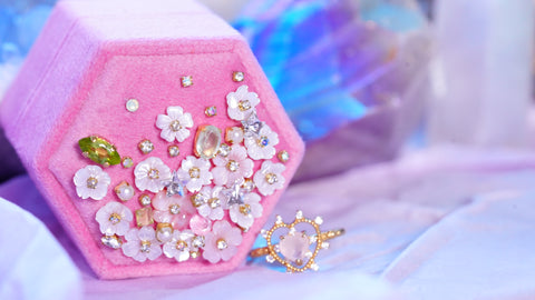 【Rosequartz】ローズクォーツ　ソルハートリング 【Sol Heart Ring】