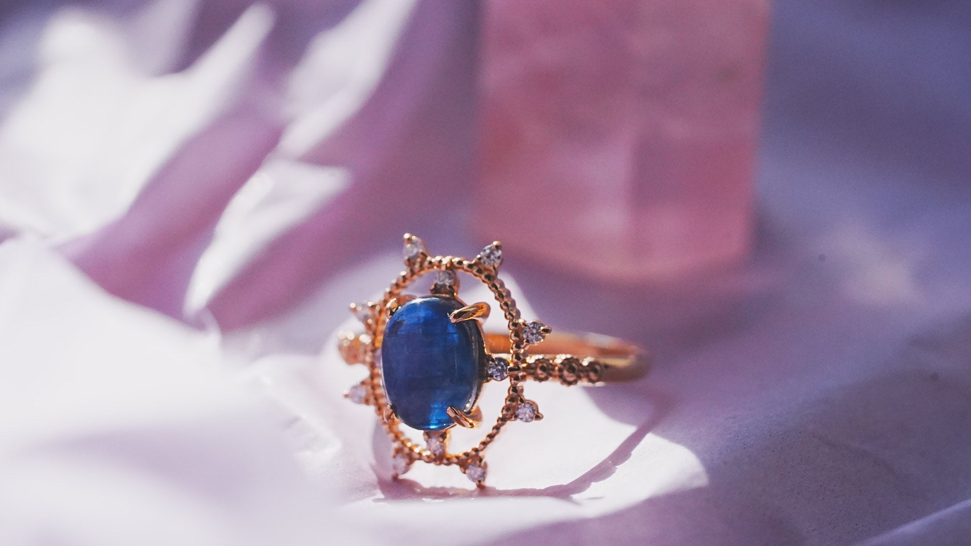 juvelia ソルオーバルリング カイヤナイト Sol Oval Ring