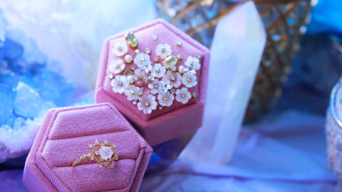 【Rosequartz】ローズクォーツ　ソルハートリング 【Sol Heart Ring】