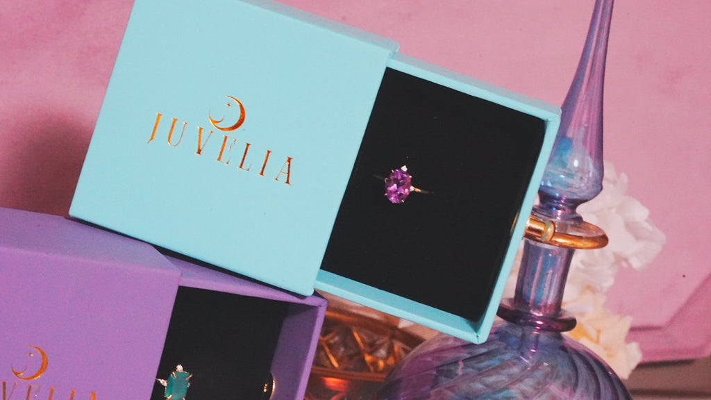 アメジスト カルテットオーバルリング – Juvelia