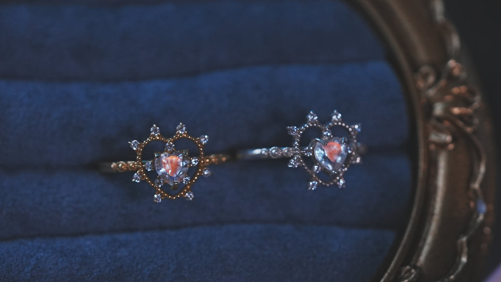 【オンライン数量限定】【Andesine Labradorite】アンデシンラブラドライト　ソルハートリング 【Sol Heart Ring】