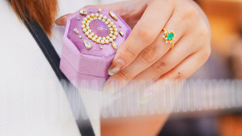 【 Green onyx】グリーンオニキス　ソルペアシェイプリング 【Sol pearshape Ring】