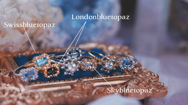 【Swissbluetopaz】スイスブルートパーズ　バブルウォールレクタングルSリング【Bubble wall ring】 (コピー)