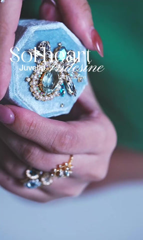 【オンライン数量限定】【Andesine Labradorite】アンデシンラブラドライト　ソルハートリング 【Sol Heart Ring】