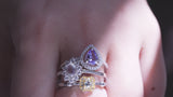 【Tanzanite】タンザナイト　プラネットペアシェイプリング【Planet pearshape Ring】
