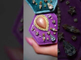 【Video/10月誕生石】コッパーオパール　ヘキサゴンボックス【Copper opal/Hexagon ring box】