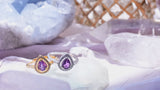 【Amethyst】アメジスト　プラネットペアシェイプリング【Planet pearshape Ring】