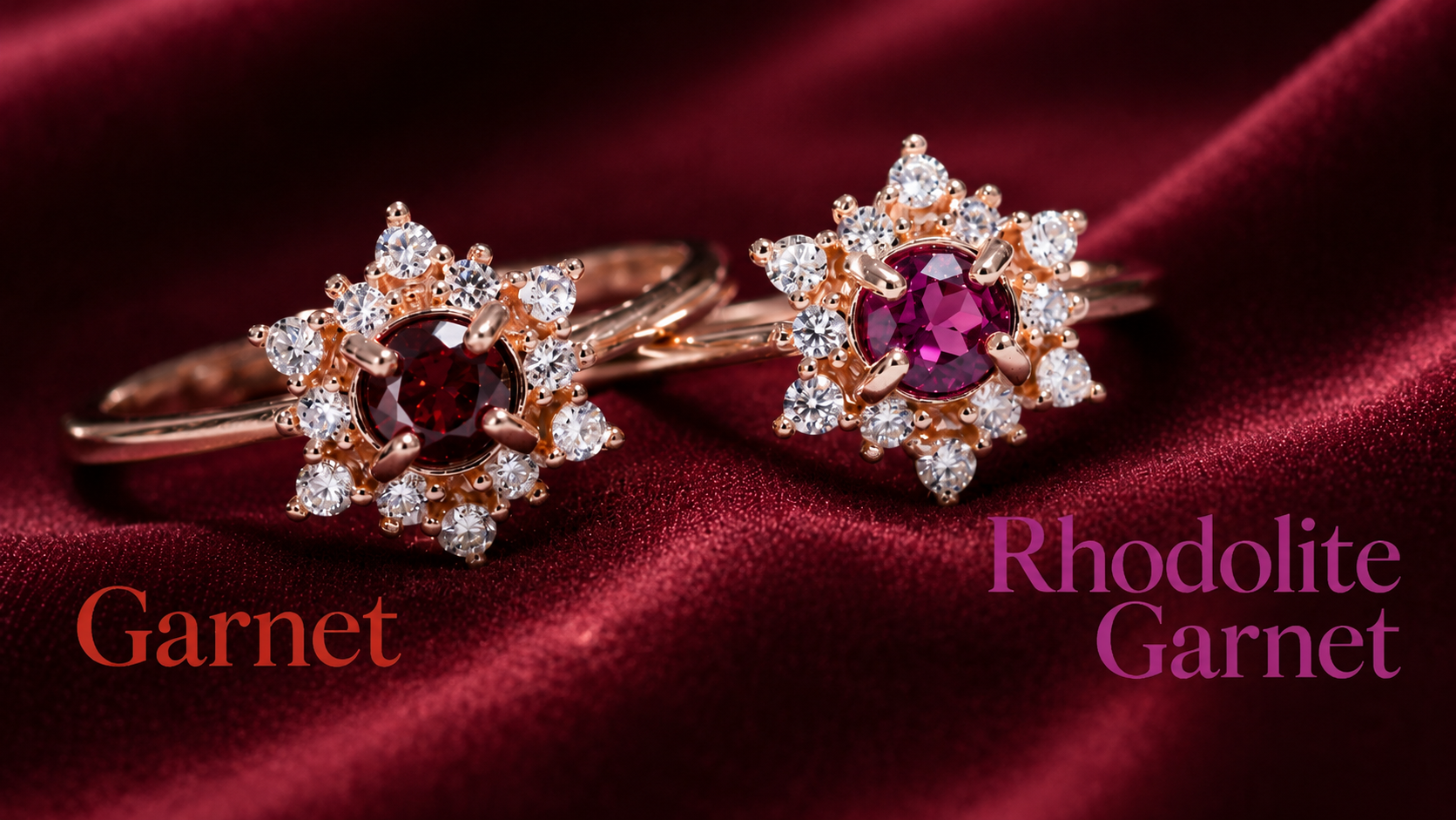 【Rhodolite Garnet】ロードライトガーネット　スノーリング【Snowring】