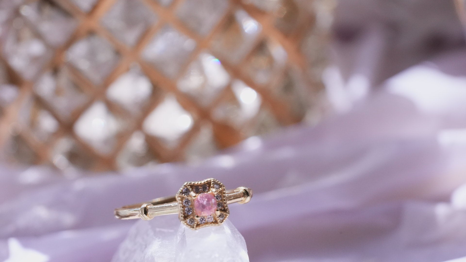 【Pinkspinel】ピンクスピネル ガレットリング【Galette Ring】
