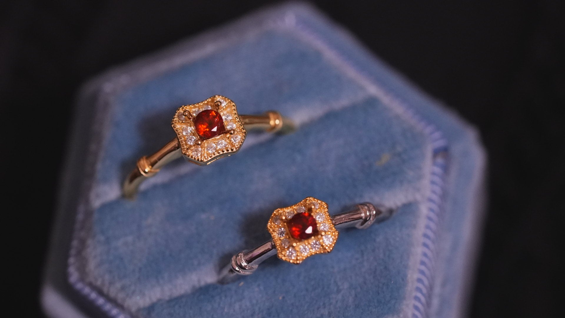 【Garnet】ガーネット　ガレットリング【Galette Ring】