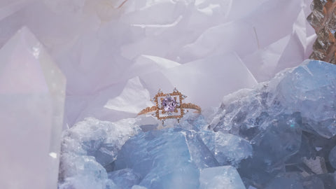 アメジスト　ソルスクエアリング