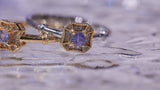 【Tanzanite】タンザナイト　ガレットリング【Galette Ring】