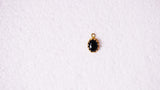 【8月誕生石】ブラックスピネル　オーバルネックレス【Black Spinel/Oval  necklace】