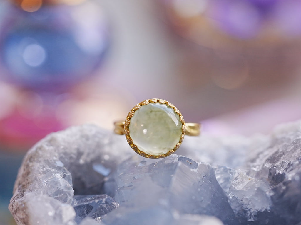 プレナイト フルムーンXLリング【Prehnite/Fullmoon XL ring】 – Juvelia