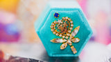 【ラピスラズリ＆アクアターコイズ】パフュームステッキの戦士ボックス【Lapis Lazuli＆Aqua Turquoise/Perfume magic stick/Hexagon Magic ring box】