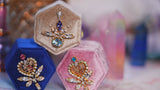 【リング/アパタイト＆ベビーピンク】パフュームステッキの戦士ボックス【Apatite&Baby pink/Perfume magic stick/Hexagon Magic ring box】