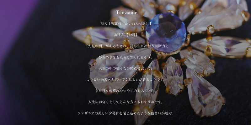 タンザナイト　オーバルネックレス【Tanzanite/Oval necklace】