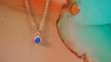 【12月誕生石】ラピスラズリ　ブリリアント”4” 14kgf ネックレス【Lapis lazuli/14kgf Brilliant necklace (4mm)】