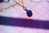 【12月誕生石】ラピスラズリ　アミュレットネックレス【Lapis lazuli/Amulet necklace】
