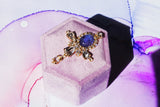 【12月誕生石】タンザナイト　ヘキサゴン　マジックボックス【Tanzanite/ Hexagon Magic Ring box】