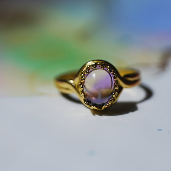 【◎在庫限り】アメトリン　オーバルLリング【Ametrine/Oval large ring】