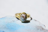 【14kgfに変更可】【10月誕生石】コッパーオパール　オーバルLLリング【Copper Opal/Oval largest ring】