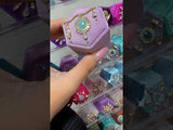 【リング/グランディディエライト&ライラック】グランディディエライト　ヘキサゴンボックス【Grandidierite &Lilac /Hexagon ring box】