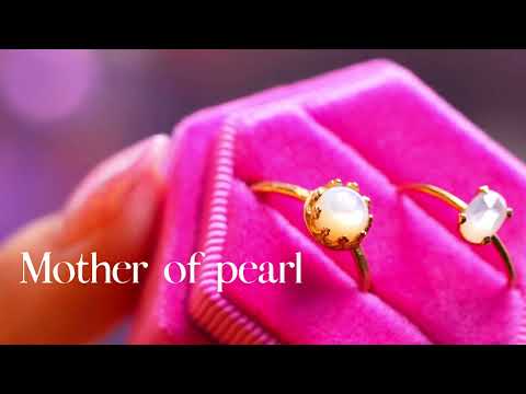 【Video/6月誕生石】マザーオブパール　フルムーンリング【Mother of pearl/Fullmoon ring】