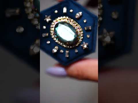 【Video /ラブラドライト&ロイヤルブルー】ラブラドライト　ヘキサゴンボックス【Labradorite&Royal Blue /Hexagon ring box】
