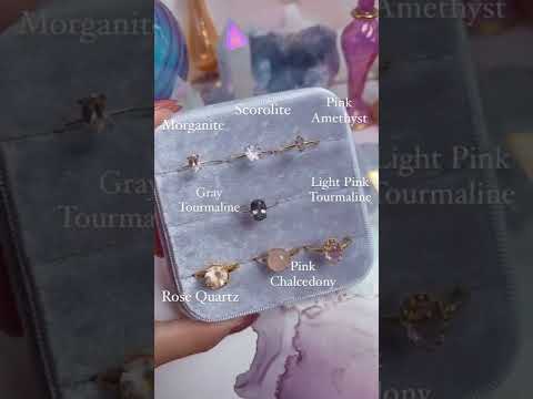 【Video】ローズクォーツ　ファセットリング【Rose quartz/Faceted round ring】