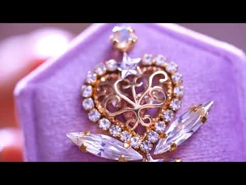 【Video/リング/オパール＆ライラック】パフュームステッキの戦士ボックス【Opal&Lilac/Perfume magic stick/Hexagon Magic ring box】