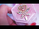 【Video/リング/ルビー＆ベビーピンク】パフュームステッキの戦士ボックス【Ruby&Baby pink/Perfume magic stick/Hexagon Magic ring box】