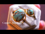 【Video】コッパーアマゾナイト　フルムーンLリング【Copper Amazonite/Fullmoon L ring】