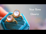 【Video】スターローズクォーツ　フルムーンLLリング【Star Rose Quartz/Fullmoon LL ring】