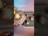 【△在庫限り/Video】コッパーカルサイト　ペアシェイプLLリング【Copper Calcite/Pear shape largest ring】