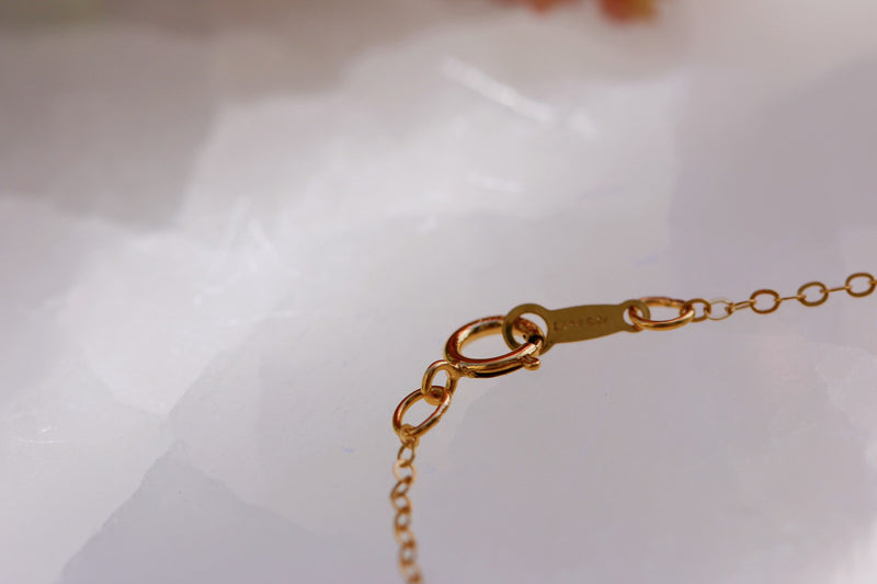 【3月誕生石】アイオライト ブリリアント”4” 14kgf ネックレス【Iolite/14kgf Brilliant necklace (4mm)】