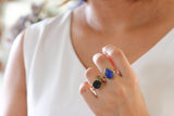 【Video/12月誕生石】ラピスラズリ　ペアシェイプLLリング 【Lapis Lazuli/Pear shape largest ring】